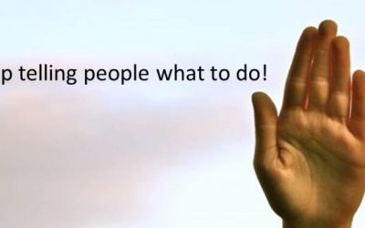 What to do when people just want you to tell them what to do!